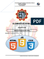 Elements HTML5