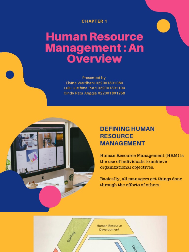 Human Resource Management PDF Human Resource Management Human