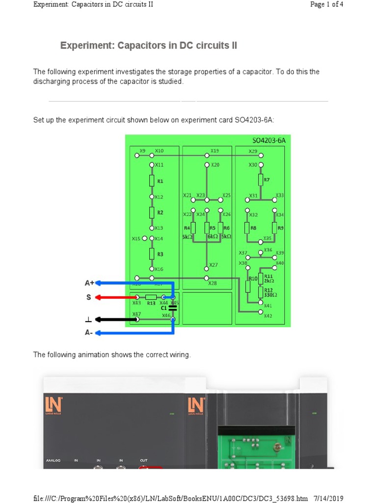 Capacitor in DC Circuits 2 | PDF | Capacitor | Direct Current