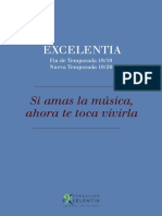 Excelentia: Si Amas La Música, Ahora Te Toca Vivirla