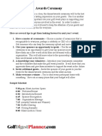GDP Closing Ceremony Script PDF
