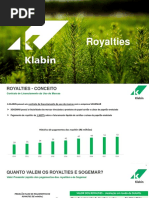 Royalties Klabin