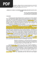 PDF a Herança Clássica Artigo Christina