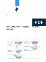 Reglamento Interno Clínica RedSalud Mayor de Temuco PDF