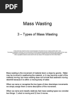 Mass Wasting