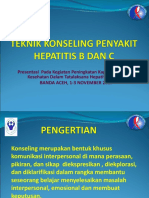 Teknik Konseling Penyakit Hepatitis B Dan C