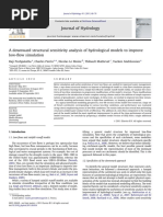 A Downward Structural Sensitivity Analysis of Hydrological Models To Improve Low Flow Simulation