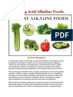 Balancing Acid/Alkaline Foods: by Peter Shepherd