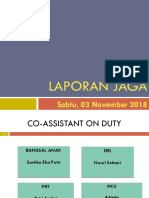 Laporan Jaga 15 November