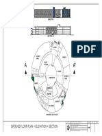 Ground Floor Plan + Elevation + Section