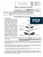 Área Ciencia Y Tecnología - Biología: Ficha de Laboratorio