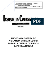 Programa de Vigilancia Epidemiologica Cardiovascular