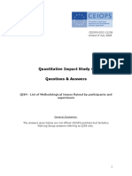 Quantitative Impact Study 4 Questions & Answers: CEIOPS-DOC-12/08 Version 8 July 2008