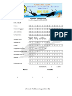 Formulir Calon Anggota III MDC - 2018