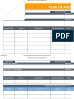 Plan de Auditoria: Auditoría No. Fecha Programada Objetivo de La Auditoria Alcance de Auditoría