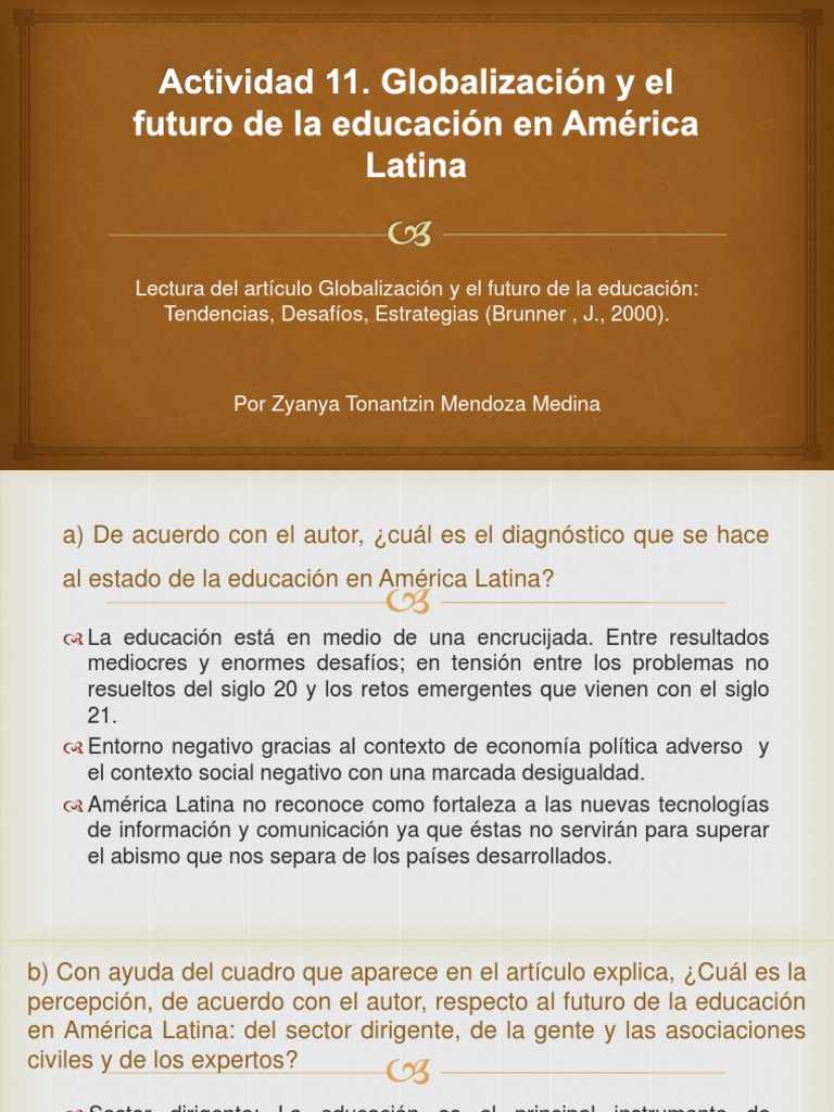 Retos de la educación en la globalización | PDF | Tecnología de ...