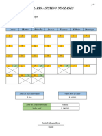 Horario Asistido de Clases - Julio