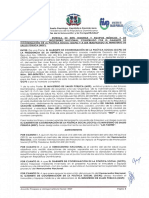 Acuerdo de Traspaso Del Hemocentro Nacional Al Ministerio de Salud Pública.
