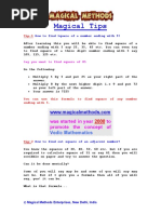 Vedic Mathematics: Mental Calculation Techniques | PDF | Division ...