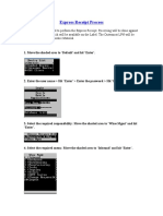 Express Receipt Process: Concept