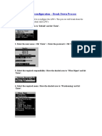 UPK LPN Reconfig - Break Down Process