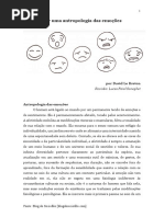 Antropologia das emoções