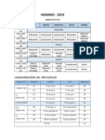 Horario