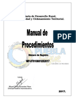 Manual Procedimientos Srdsot PDF