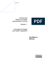 Introductory Safety and Health Representative Training: Facilitator's Manual