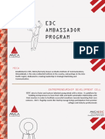EDC Ambassador Program
