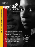 Agenda Cultural Novembro 2012