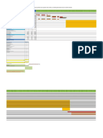 Carta Gantt Proyecto Tunel 5,5x5,8 Mts Corrida 650 Mts...