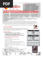 Brochure: Control Hazard and Operability Study (CHAZOP) : Excellence in Dependable Automation