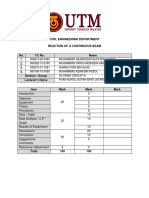 Civil Engineering Beam Reaction Analysis