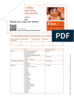 Kleintjes Voedselintroductieschema PDF
