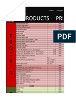 Product List Draft