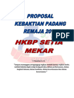 Proposal Kebaktian Padang 2018
