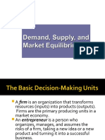 Demand, Supply and Market Eqm-Lecture