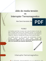 Fusible vs interruptor termomagnetico: comparación de dispositivos de protección eléctrica