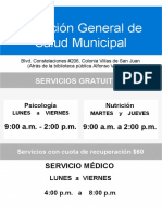 Cartel Servicio