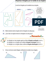 Clasificacion de Los Triangulos Por La Medida de Sus Angulos PDF