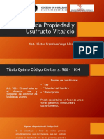 7.-Nuda Propiedad y Usufructo Vitalicio