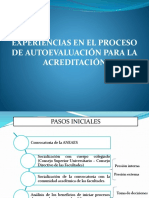 Experiencia en Autoevaluacion