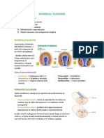 APUNTES 7, Desarrollo Plasticidad