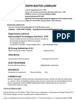 Perfil profesional de ingeniero civil con maestrías y doctorado en ingeniería eléctrica, estructural y gestión de energía