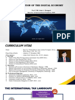 Perkembangan Kebijakan Perpajakan Internasional: Taxation of The Digital Economy