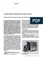 A Small Portable Centrifugal Fast Analyzer System