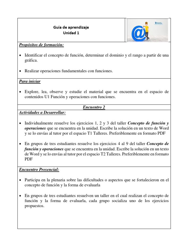 Guía de Aprendizaje PDF | PDF | Microsoft Word | Aprendizaje