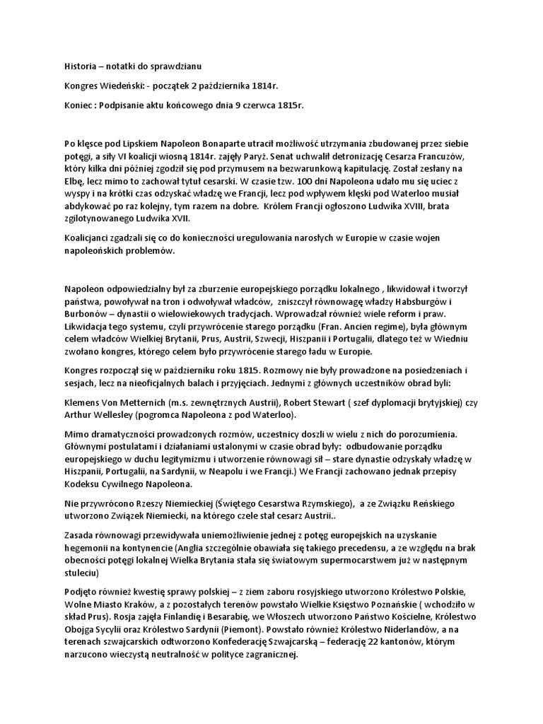 Test Historia Upadek Starego ładu