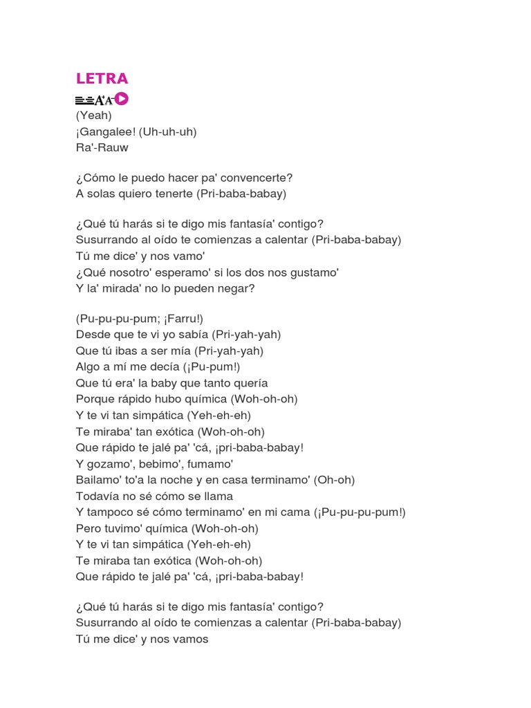 LETRA | PDF | Estudios de idiomas extranjeros | Arte